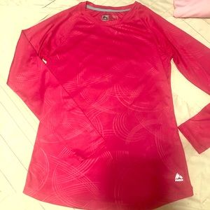 RBX Hot Pink Long Sleeve Running Dry Fit Shirt
